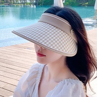 UV Hat Summer Women's Large Brim Top Sun Shading Sunscreen Cap Outdoor Foldable Protection Sun Hat