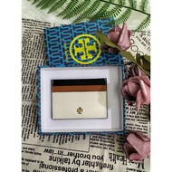 Tory Burch Emerson Leather Slim Card Case Wallet Card Holder + GIFT BOX