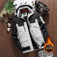 《816》Plus Size 9xl 8xl 7xl Winter Waterproof Parka Men Warm Thicken Fleece Lining Outdoor Windproof 