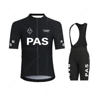 Pas Normal Studios Powerband Cycling Jersey Set Bicycle Racing Suit Men Bike Clothing MTB PNS Short Sleeve Cycling Clothing