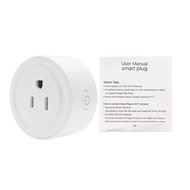 [LIX1] Smart Wi-Fi Plug  Wifi Socket APP Remote Control Voice Schedule Function In-wall Outlet 10A W