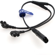 Eonvic IEC320 C8 Male to 2X C7 Female Y Splitter AC Power Cord 125V 10A 1 in 2 Out AC Converter Pola