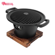 XIAWUSS Charcoal Grill, Durable Portable Hibachi Grill, Barbecue Pan Smokeless Easy To Clean Aluminu