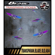 Sticker TRANSPARENT BLADE OLD Decal STRIPING TRANSPARENT list variation BLADE OLD code A0