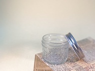 【限量燭杯客製】120ml有蓋玻璃杯(銀)(可選精油)/情人節禮盒