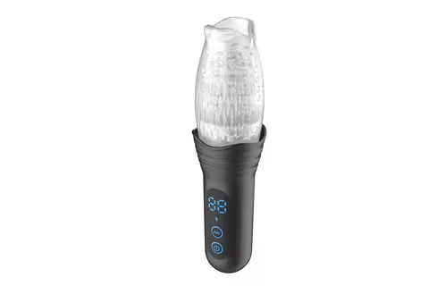 A realistic men's airplane cup simulation vaginal experience with single motor vibration and built-i
