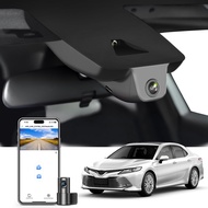 Front 4K & Rear 1080p Dash Cam Custom fit for Toyota Camry & Camry Hybrid 2021 2022 2023 2024(Model