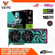 ASUS ROG Astral GeForce RTX 5080 / RTX5080 16GB GDDR7 OC HATSUNE MIKU EDITION GAMING GRAPHIC CARD