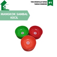 Piring Sambal Mangkok Sambal Saos Kecap Bahan Melamin Kecil 1Lusin