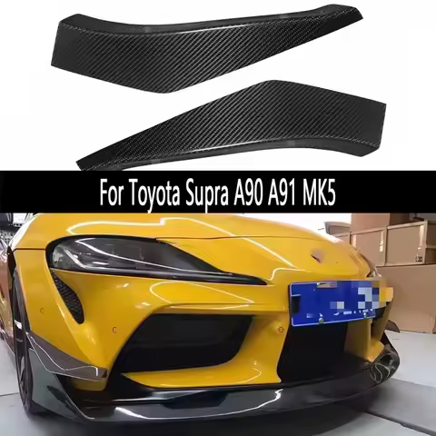 For Toyota Supra A90 A91 MK5 2019+ Carbon fiber wind knife fog lamp air vent decorative strip Modifi