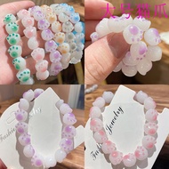 [Ready Stock] Cat Claw Bodhi Finger Soft Student Plate Play Bracelet Children's Day Student Cute Lar