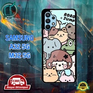 HP SAMSUNG A32/M32 5G Case Can Be Used For All Types Alsohp [RORO JUMP Motif _Latest Shiny Case _Cus