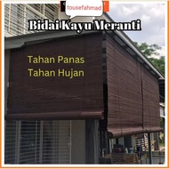 SUPERSAVE Bamboo Blind Bidai Buluh Outdoor Bidai Kayu Tirai Buluh Bidai Tingkap Roll Up Blinds
