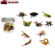 GKIDS Q102-9 Mystical Insects Kids Toy - Bee Dragonfly Wasp Scorpion Centipede Grasshopper Butterfly