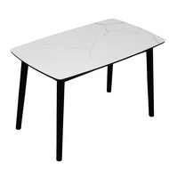 [特價]【多瓦娜】凱恩4.3尺岩板餐桌-二色白色