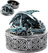 DDFE Unique New Dragon Pattern DND Dice Gift Storage Box,Great DND Gifts Giftware Box,Dungeons and D