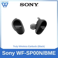 Sony [ WF-SP800N/BME ] Truly Wireless Earbuds (Black)