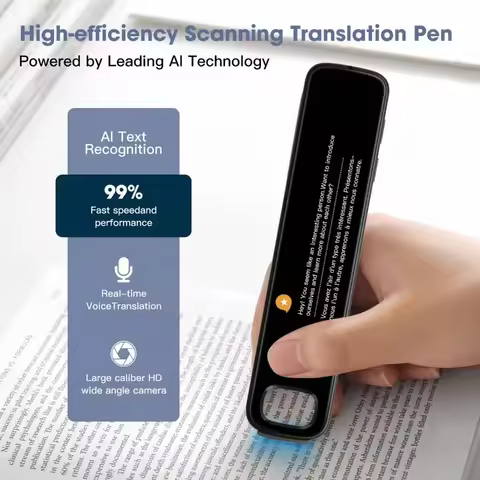 Polish Hebrew Thai Vietnames Read Scan Offline Voice Translation Pen 3.76Inches 142Language Online O