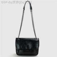 Zaraรังเกียจกระเป๋าผู้หญิงใหม่2023มีโซ่ฤดูร้อนแฟชั่นใหม่แพ็กเกจหนังไหล่เดี่ยวความจุขนาดใหญ่