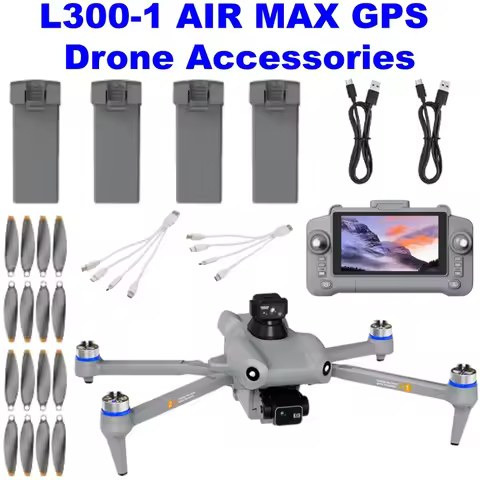 L300-1 AIR MAX GPS Drone Accessories Battery 7.4V 4500mAh Motor Arm Propeller USB Line 4-in-1 Line D