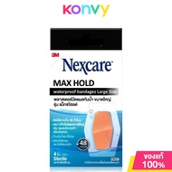 3M Nexcare Maxhold Knee Bandage Large 4pcs พลาสเตอร์กันน้ำ รุ่นแม็กโฮลด์ 4 ชิ้นขนาดใหญ่