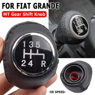 MT Transmission Car 5 6 Speed Gear Shift Knob Real Leather For Fiat Ducato/Citroen Jumper&Relay/Peug