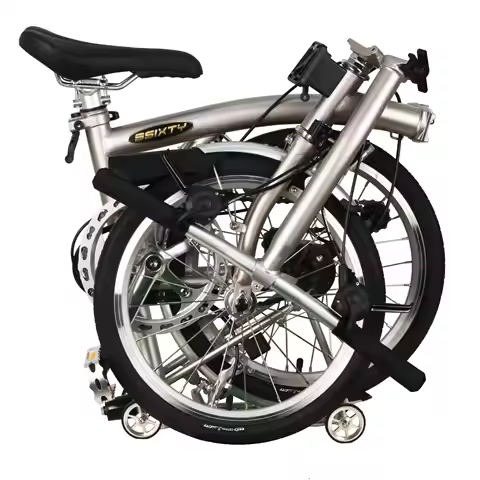 3Sixty 16-inch Folding Bicycle Chromium-Molybdenum Steel Frame S6 Internal 3/External 2 Speed Gear S