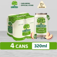 Somersby Apple Cider Can Apple Flavoured Cider 4.5% Alcohol (320ml x 4)