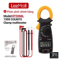 LazMall [ SALE -RẺ VÔ ĐỊCH ] Chính Hãng Giá Tốt Vô Đối Ampe kìm Đồng hồ kẹp dòng vạn năng DT3266L - 