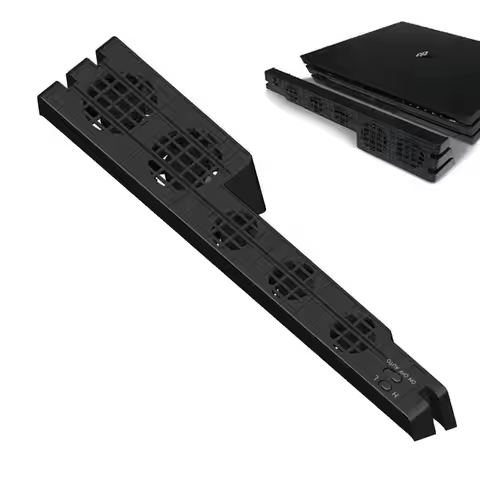 For PS4 Pro Cooler USB External 5-Fan Super Turbo Temperature Control Cooling Fan For Playstation 4 
