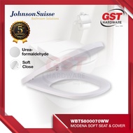 [HOT DGDFJJJMBN 108] Johnson Suisse WBTS800070WW Modena Soft Close Seat Cover Toilet Seat Cover Toilet Bowl Cover Toilet Bowl Seat Cover 马桶盖