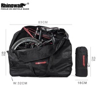 Rhinowalk 14"-16"-20" Folding Bike Carrying Bag Folding Bicycle Storage Bag Portable Shoulder Bag Folding Bicycle Accessories outdoor sport For Brompton and 3Sixty