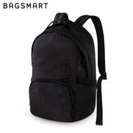 กระเป๋าเป้ของผู้หญิงแฟชั่น BAGSMART สำหรับทุกเพศ13นิ้วกระเป๋าสะพายเดินทางเดย์แพกลำลองกระเป๋าหนังสือไ