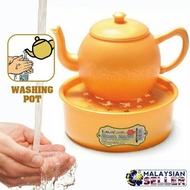 [Ready Stock] Platic Jug with tray / Washing Pot with Tray Kendi Basuh Tangan / Plastic Kendi / temp