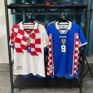 1998 Croatia Retro Jersey Home And Away Football Shirt Word Cup Jerseys