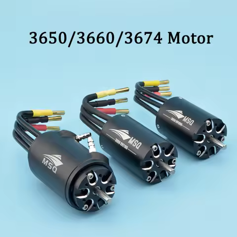 High Speed MSQ 3650/3660/3674 Brushless Motor KV1600/1650/2000/2100/2200/2800/3400/3500 Motor 4 Pole