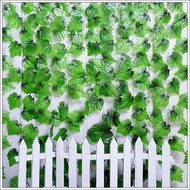 Combo of 5 grape leaf vines - fake grape leaf vines with beautiful, thick, high-quality silk fabric,
