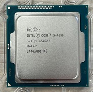 ⭐️【Intel i5-4690 6M 快取記憶體/最高 3.90 GHz 4核心】⭐ 品項乾淨/附散熱膏/保固3個月