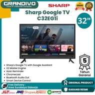 Google TV Sharp 32 Inch Sharp Google Tv Android C32EG1i Garansi Resmi