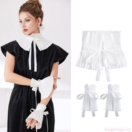 Bang Gothic Collar Detachable Fashion Pleated  For Blouse Dress Decoration