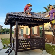 Gazebo saiz 8x8 kaki laman idaman