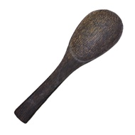 Natural coconut wood ladle made in Vietnam and exported to Japan, anti-mold, 23cm long