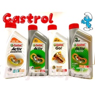 CASTROL GO/ CASTROL ACTIV 20W40 /CASTROL SAE40 / CASTROL ACTIV CRUISE 15W50 ENGINE OIL 1LITER 4T MIN