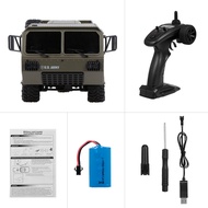 SHUAIGUO 1/12 RC 6WD 2.4GHz Truck Army Off-Road Car RTR Gift for AdultsBoys