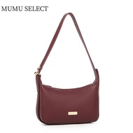 【Mumu Select】M216 Minimalist PU Leather 2Way Women Sling Bag Kili Kili Shoulder Bags For Woman