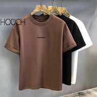 Hatton Gutto Pure Cotton Round Neck Slim Fit Short Sleeved Men's T-Shirt 短袖