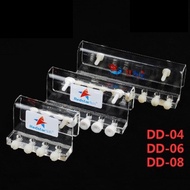 Acrylic Aquarium Dosing Pump Hose Tube Holder 4/6/8 Hole Burette Tube Rack Hanging Bracket Aquarium 