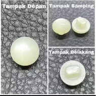 White mushroom buttons size 28L / 18mm EXPORT QUALITY FSP504-28 White