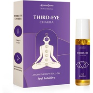 Third Eye Chakra Essential Oil Roll-On Blend by Aromafume | 10ml/0.33 fl oz | Ajna | Aromatherapy Oi