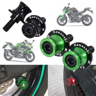 สปูนอลูมิเนียม ล้อหลัง ติดสวิงอาร์ม CNC อลูมิเนียม โลโก้ KAWASAKI ZX6R z300 Z900 NINJA 300 400 NINJA400 Z400 อุปกรณ์ยกล้อหลัง